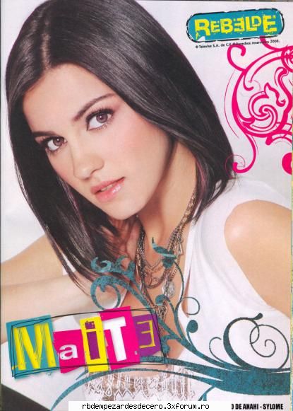 *Maite in revista Rebelde* - bya&ralu - *Maite*